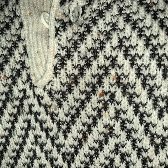 v i n t a g e :: Slouchy Chevron Grandpa Knit Sweater - Picture 8 of 12